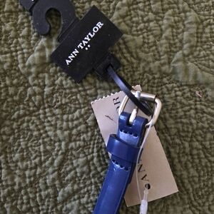 Lovely Ann Taylor blue slender belt. L